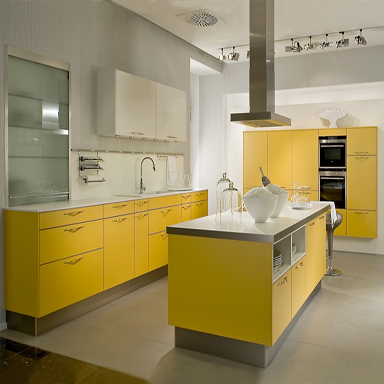 Modern White Matt Finish Lacquer Kitchen with Island China