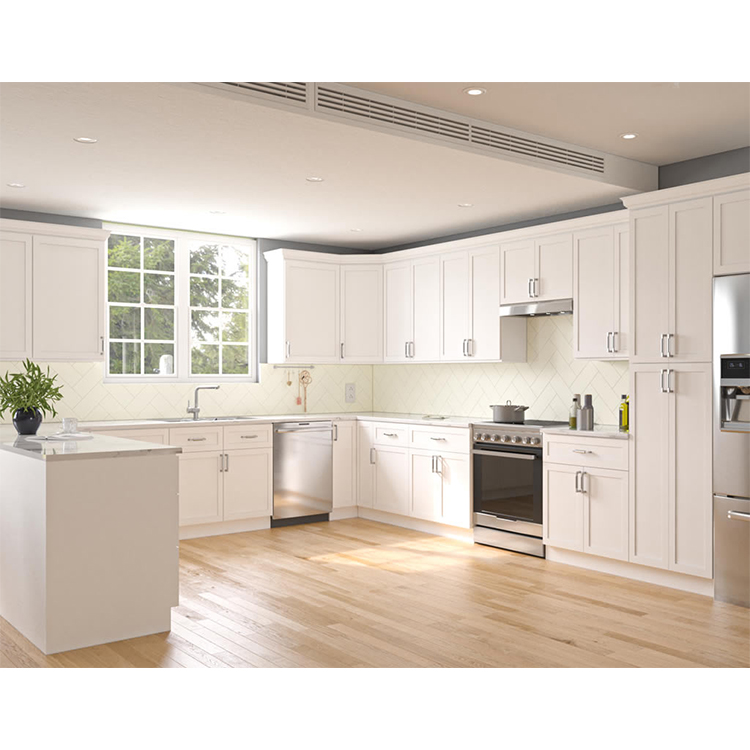 Modern Classic White Shaker Style Wood Kitchen Cabinet Design Manufacturers, Modern Classic White Shaker Style Wood Kitchen Cabinet Design Factory, Supply Modern Classic White Shaker Style Wood Kitchen Cabinet Design