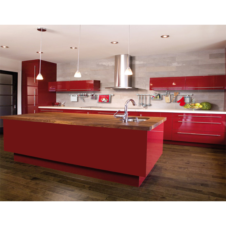 Modern Design Red High Glossy Lacquer