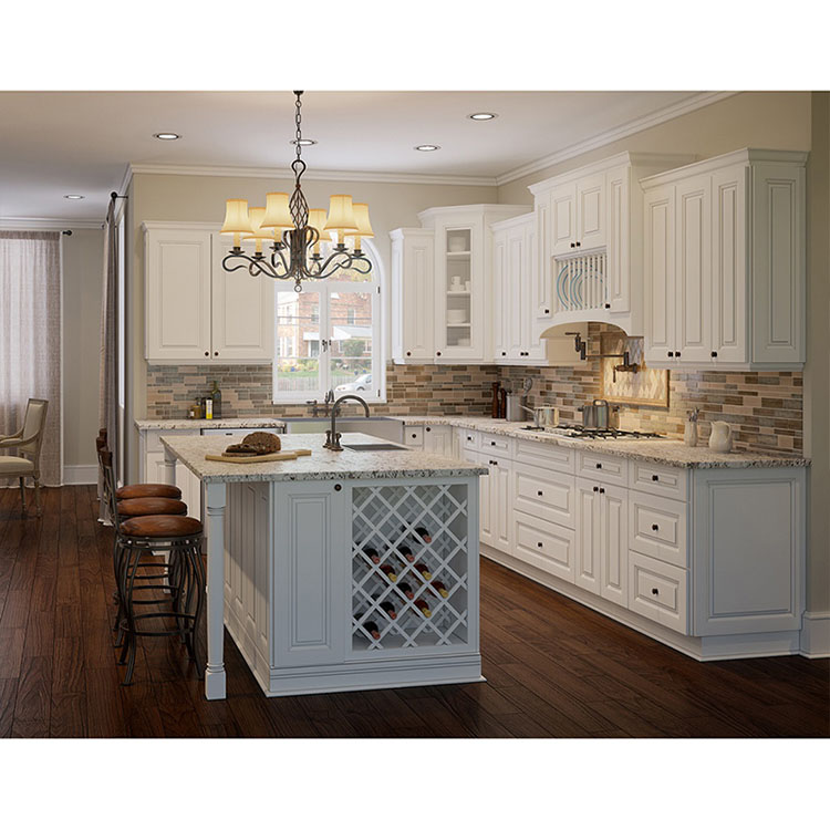 Luxury Furniture White All Solid Oak Wood Kitchen Cabinet Set with Island Manufacturers, Luxury Furniture White All Solid Oak Wood Kitchen Cabinet Set with Island Factory, Supply Luxury Furniture White All Solid Oak Wood Kitchen Cabinet Set with Island