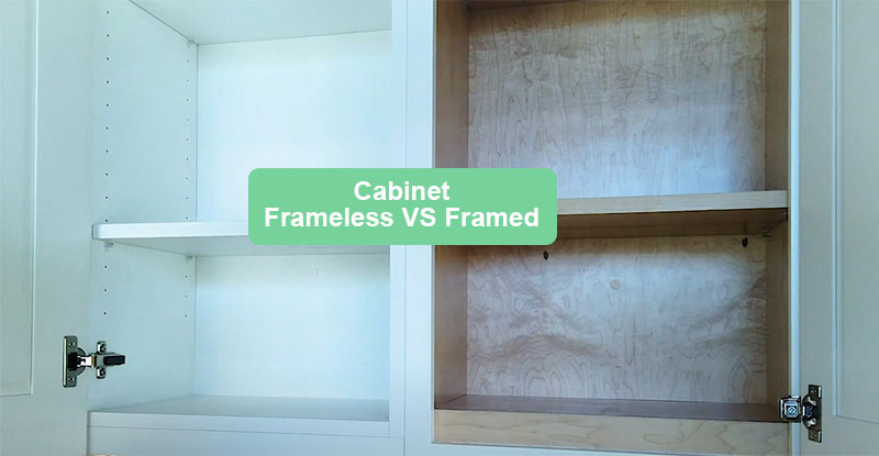 Frameless cabinet