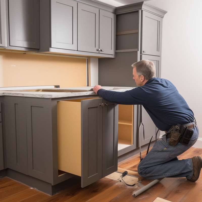 how long does it take to install kitchen cabinets