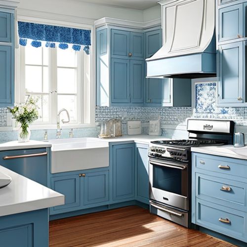 blue and white kitchen cabinets Manufacturers, blue and white kitchen cabinets Factory, Supply blue and white kitchen cabinets