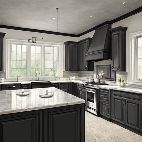 Charcoal Kitchen Cabinets Manufacturers, Charcoal Kitchen Cabinets Factory, Supply Charcoal Kitchen Cabinets