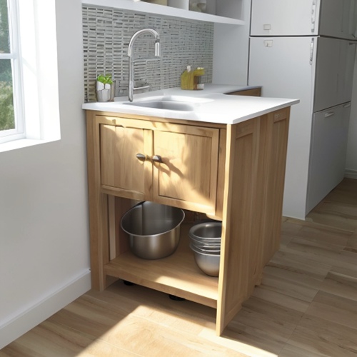 free standing kitchen sink cabinet
