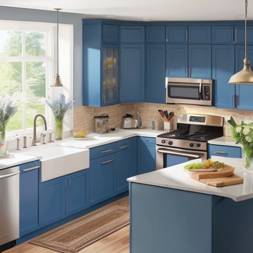 kitchen color schemes with cherry cabinets