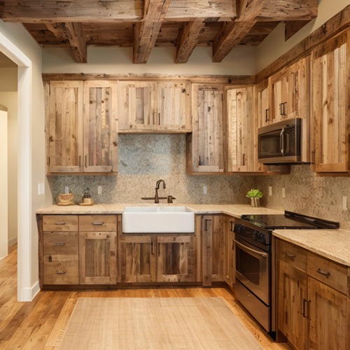 rustic hickory cabinets