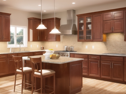 kitchen cabinets what color paint goes with brown granite