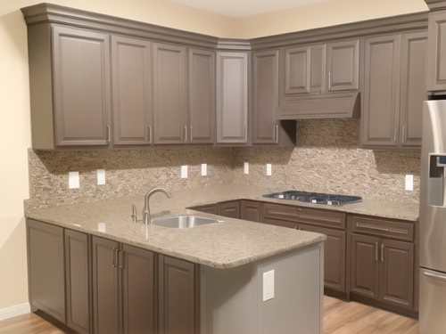 kitchen cabinets what color paint goes with brown granite