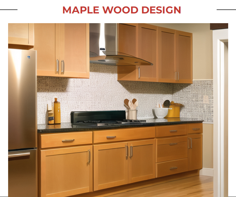 maple cabinets kitchen