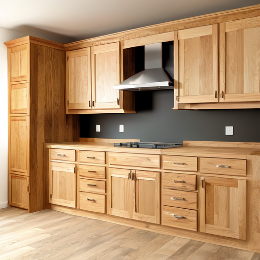 What is the difference between natural maple and natural oak cabinets?