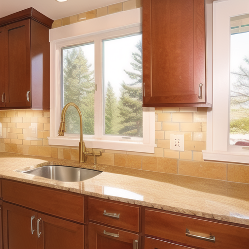 Embracing Warmth and Beauty: Natural Cherry Cabinets with Quartz Countertops