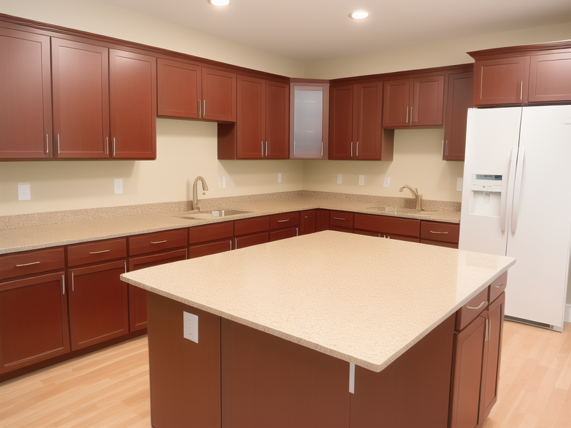 The Perfect Combination: Enhancing Your Kitchen with Cherry Cabinets and Quartz Countertops
