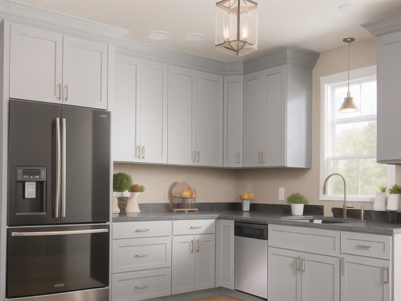 anew gray cabinets