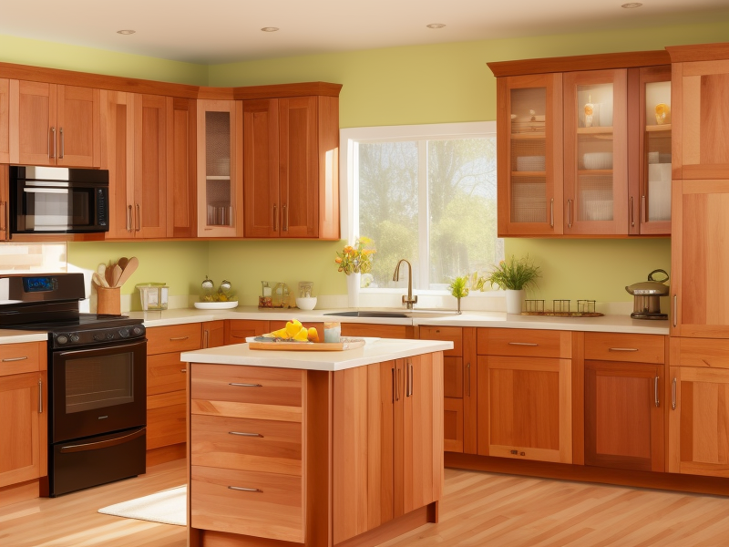 kitchen cabinet solid wood