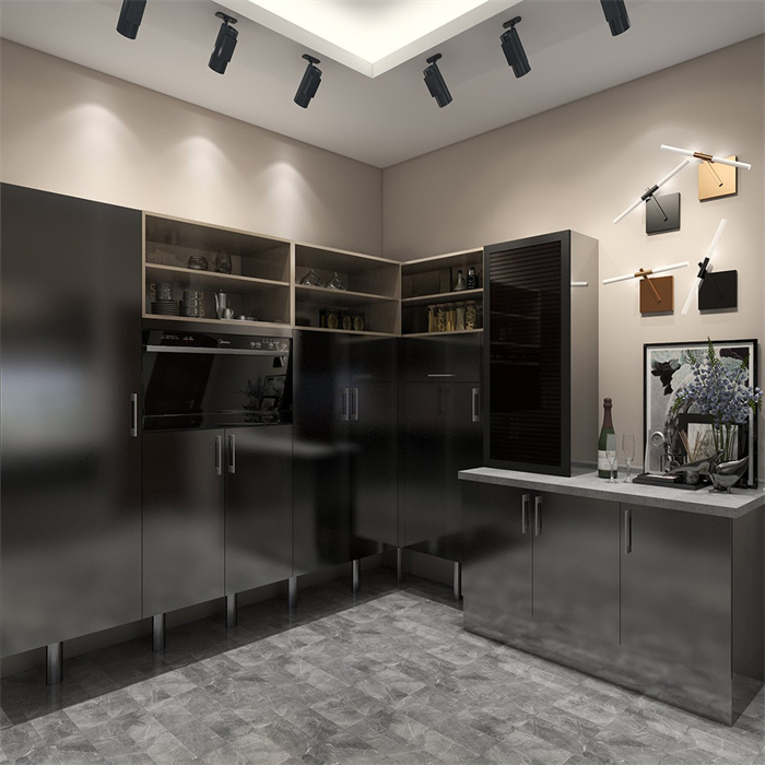 metal kitchen cabinet