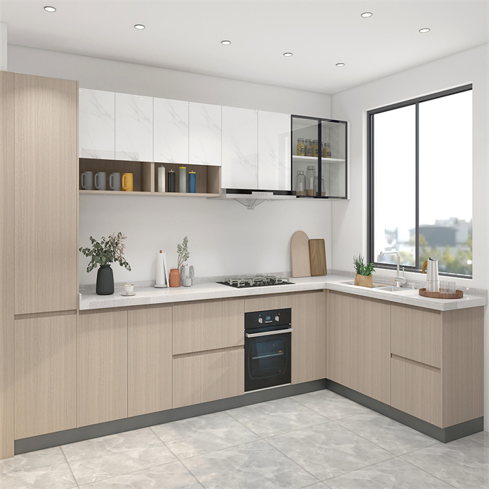 teak wood kitchen cabinets