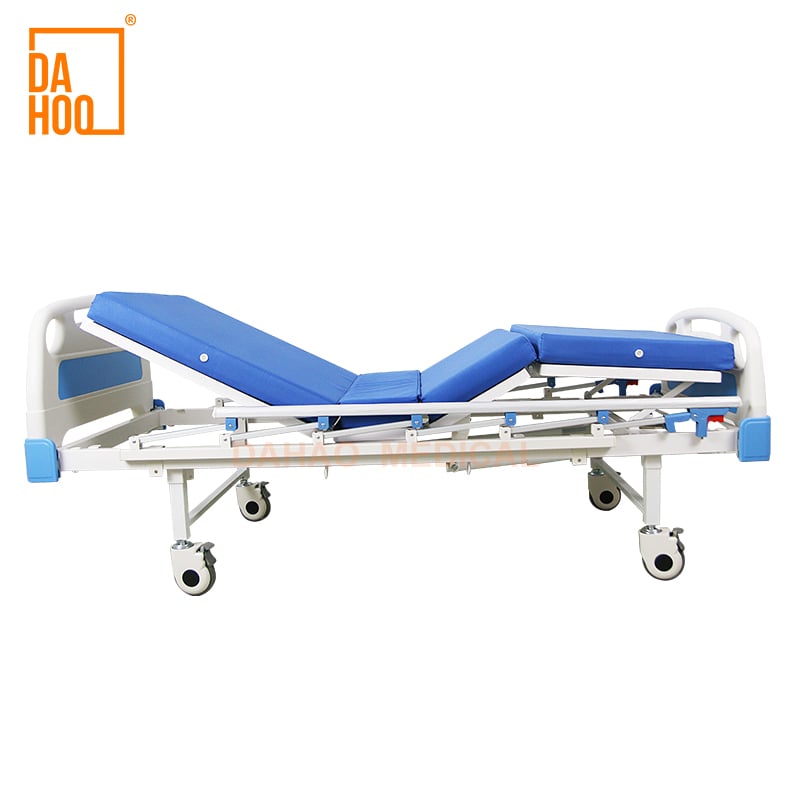 Double Cranks Manual Hospital Bed