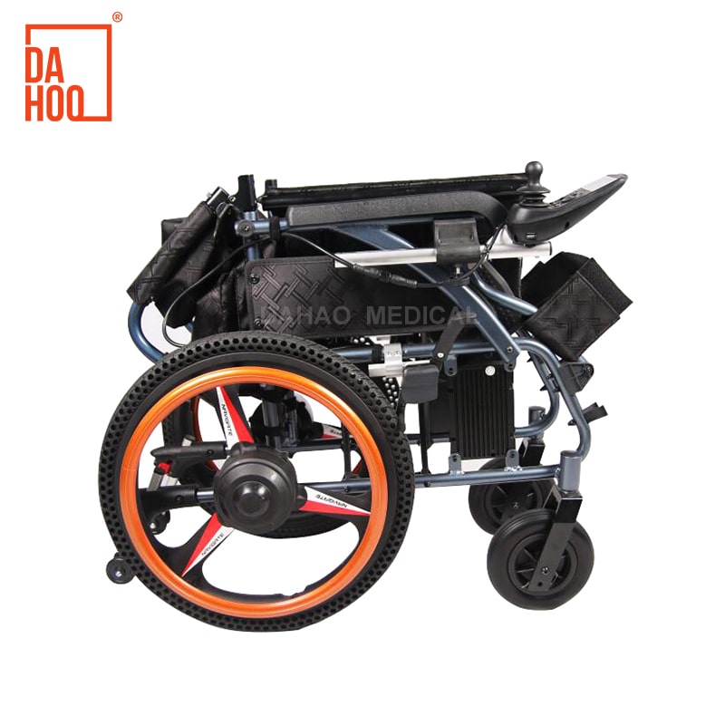 Foldable Aluminum Alloy Dual- Purpose Manually Electric Power Wheelchair