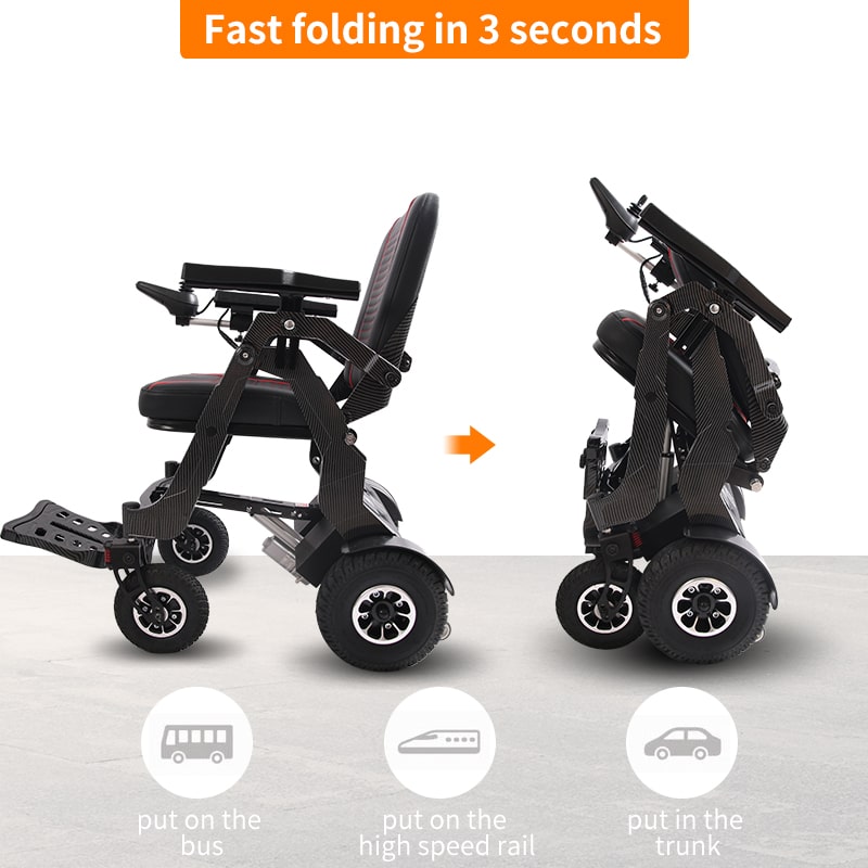New Design Heavy Duty Multi Functional Electric Power Wheelchair