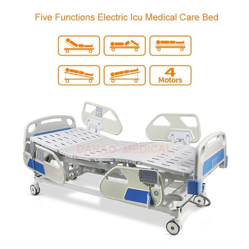 Five Functions Electric ICU Patient Bed