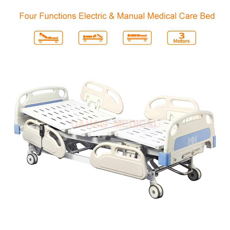 Manual and Electric 2-in-1 Fully Automatic Hospital Bed