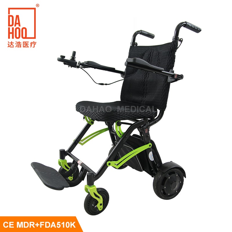 CE Folding And Portable Ultra Lightweight Electric Wheelchair