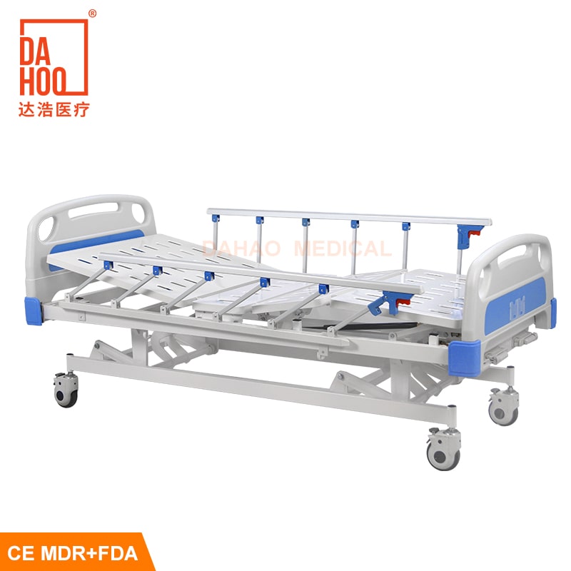 Three Cranks Manual Medical Care Bed