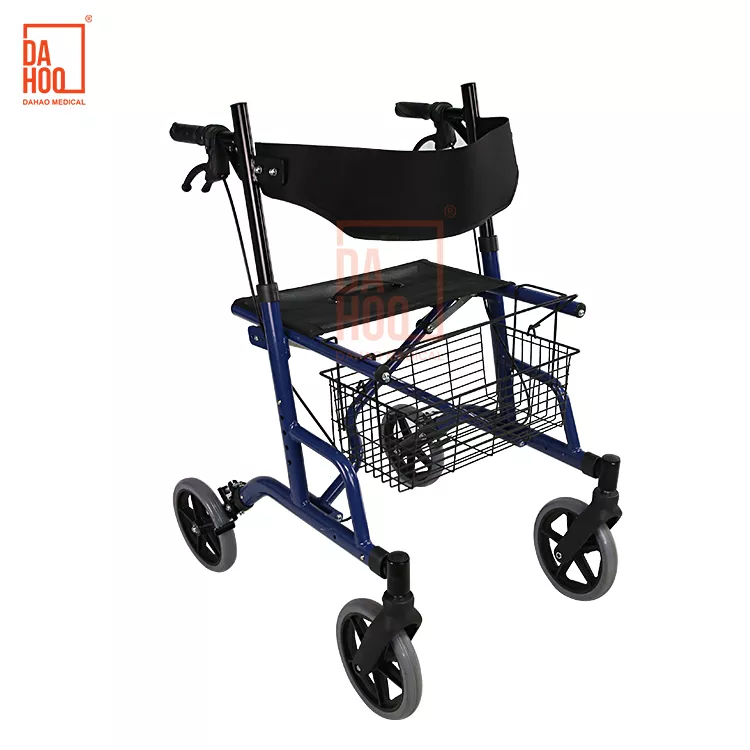 成人铝合金可折叠残疾人助行车,低价格成人铝合金可折叠残疾人助行车采购