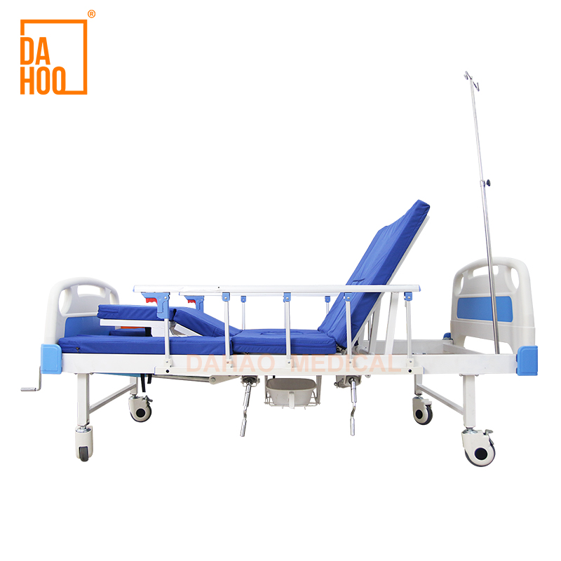 multifunction manual home care bed turn over bed adjustable side turning nursing bed