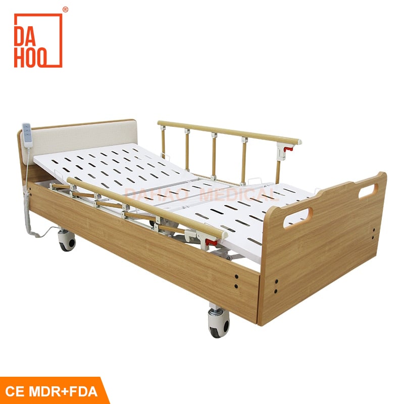 Zwei Funktionen Elektrisches Bett für die häusliche Pflege Medizinisches Bett zum Verkauf von Pflegebetten