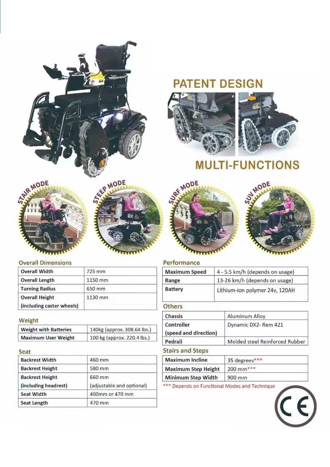 Motorized Electric Power Wheelchair