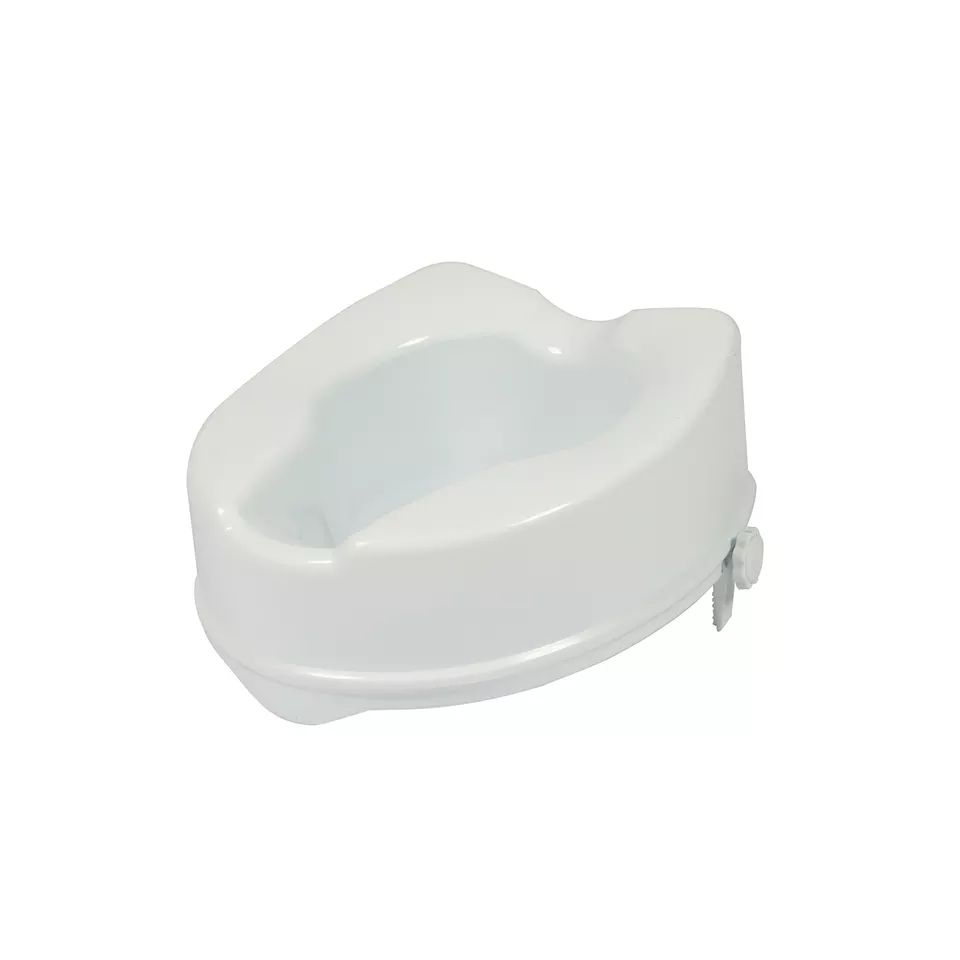 Raised Toilet Seat with Extra Wide Opening Home care HDPE material Raised Toilet seat For Elderly or disabled