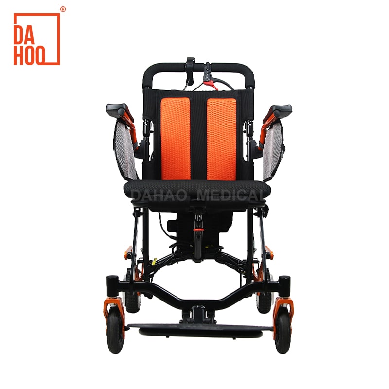 High-Performance Electric Wheelchair with Quick Fold and Detachable Battery