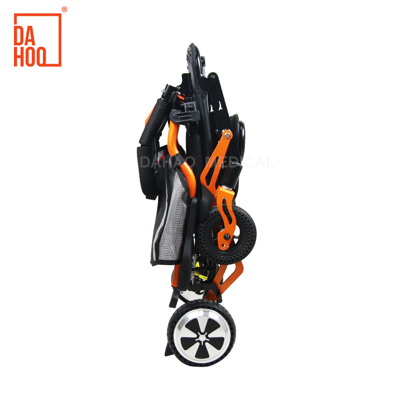 High-Performance Electric Wheelchair with Quick Fold and Detachable Battery