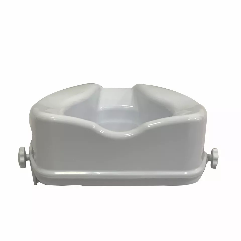 Bathroom Use Simple 4 Inch Raised Toilet Seat for Handicap and Elderly Height Raised Toilet Seat