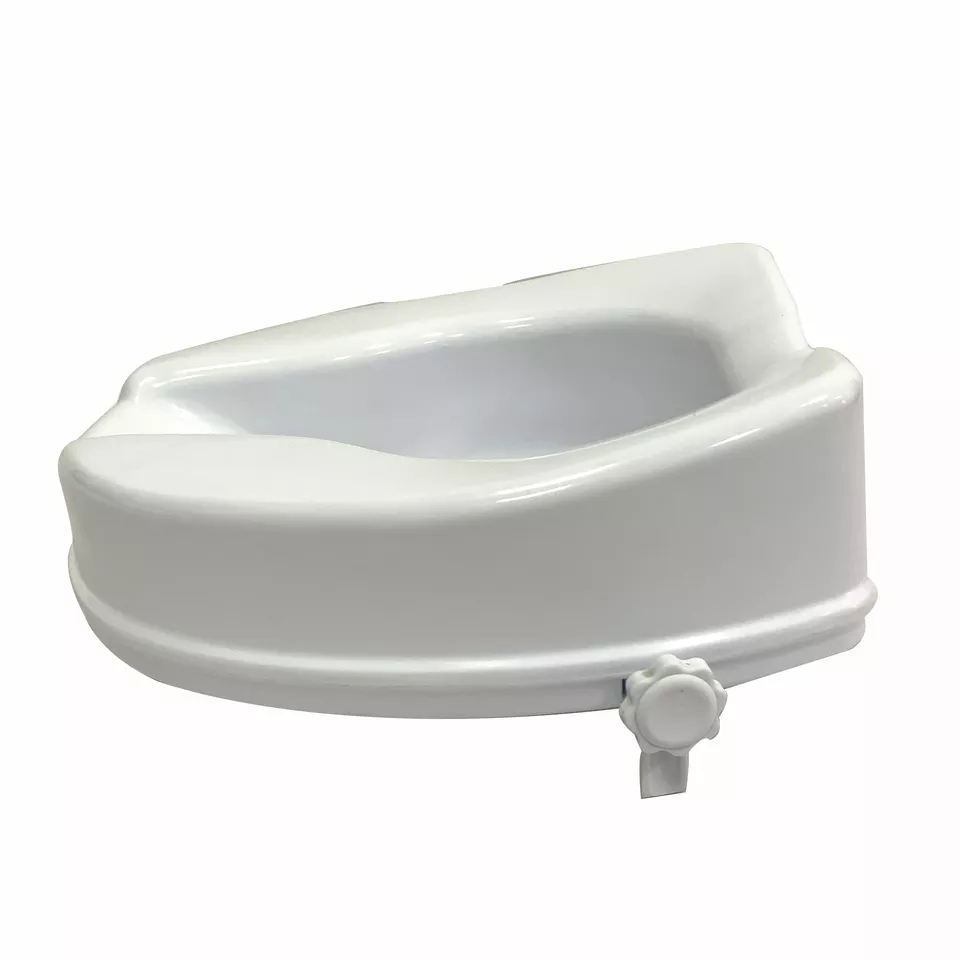 Bathroom Use Simple 4 Inch Raised Toilet Seat for Handicap and Elderly Height Raised Toilet Seat