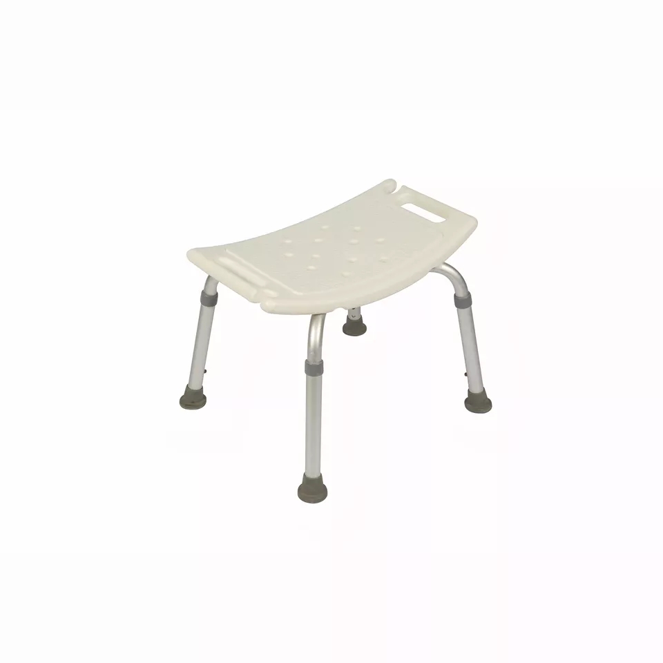 Aluminum Adjustable Shower Chair Medical Tool Free Bath Stool for Elderly and Disabled