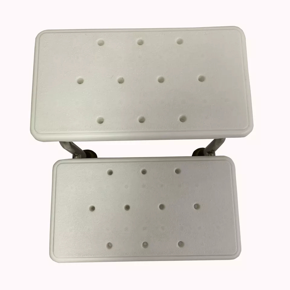 Stainless Steel Two-step Stool for Bathroom Anti-slip and Sturdy Bath Bathtub Stool For Elderly