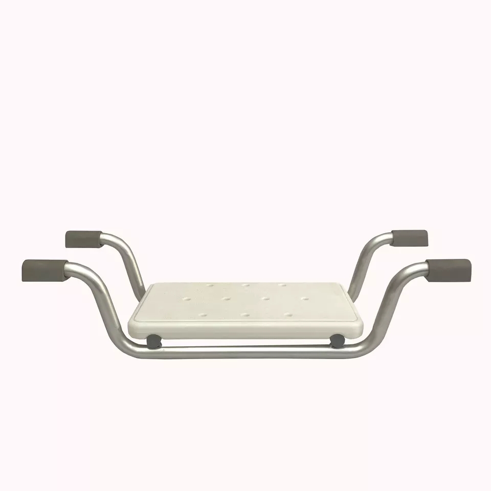 Corrosion-Resistant And Lightweight Plastic Bath Board Shower Seat with cushion for handicapped