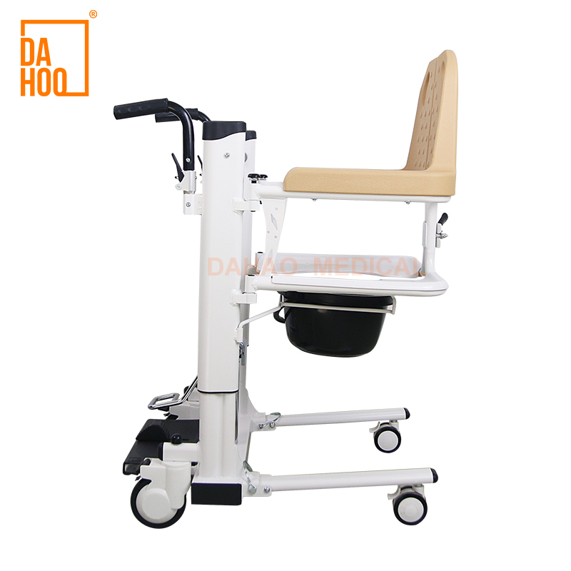 Portable Waterproof Old Patient Lifter Hoist Equipment Transfer Lift Commode Chair for Home Hospital Use