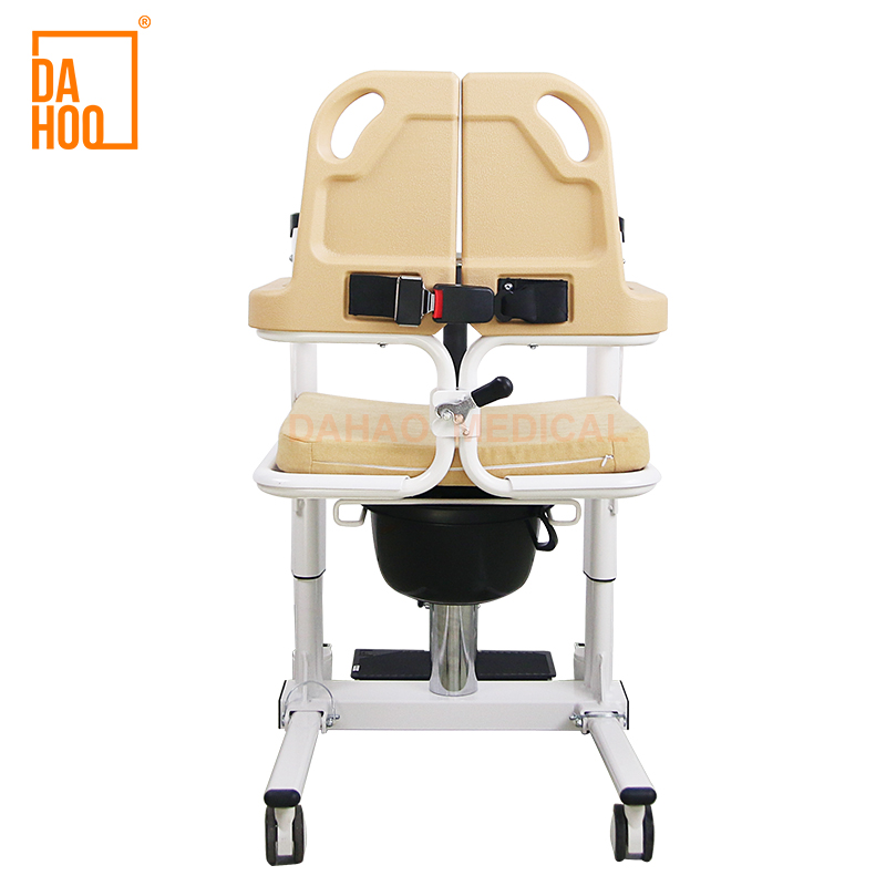 Portable Waterproof Old Patient Lifter Hoist Equipment Transfer Lift Commode Chair for Home Hospital Use