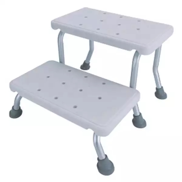Bathroom Safety Equpiments Durable Plastic 2 Step Foot Stool shower chair bath bench