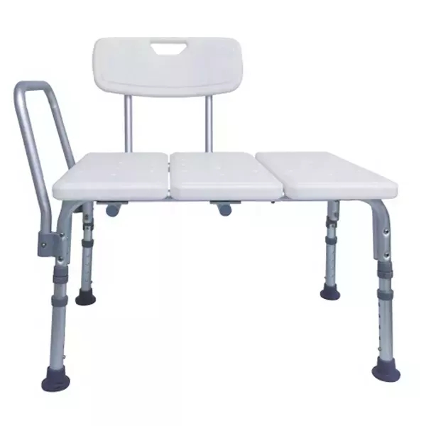 Banco de taburete de silla de baño de ducha ajustable para ancianos con asiento trasero silla de ducha baño