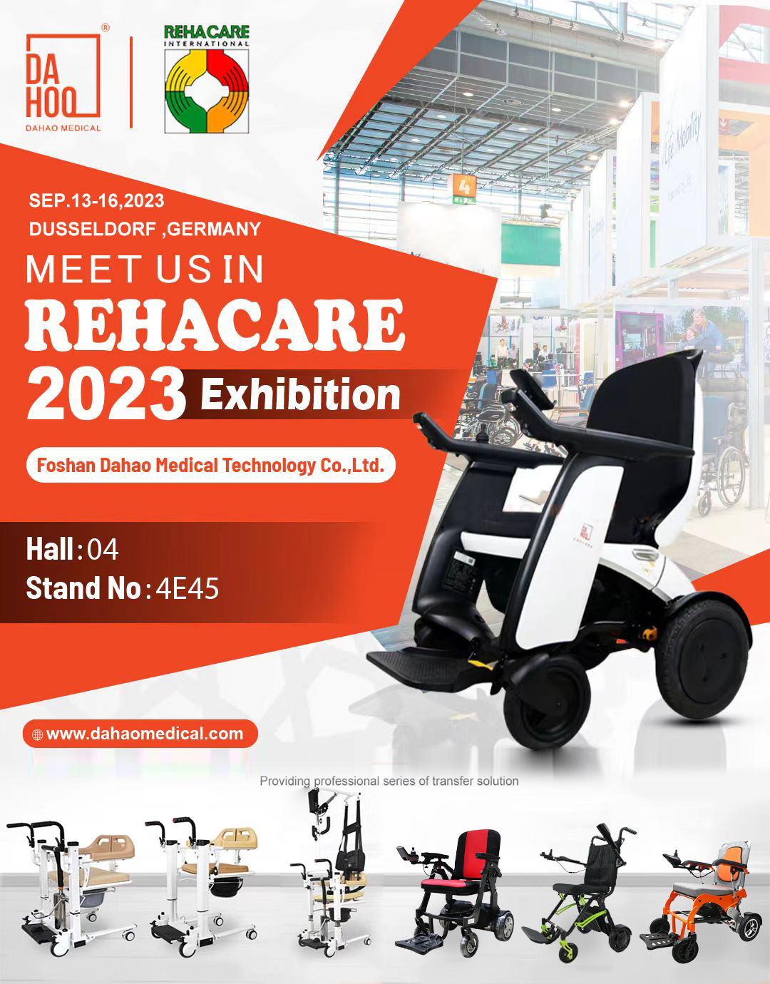 Find Dahao Medical at Rehacare 2023