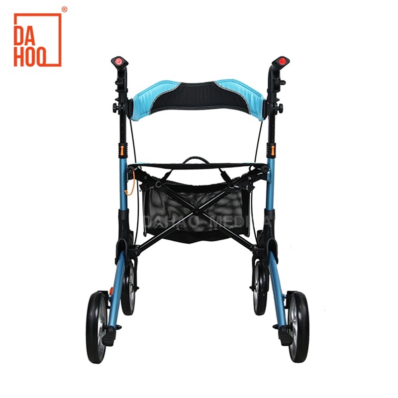 Foldable Aluminium Rollator with Adjustable Features for Everyday Use