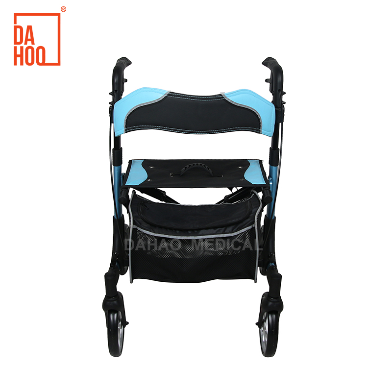Foldable Aluminium Rollator with Adjustable Features for Everyday Use