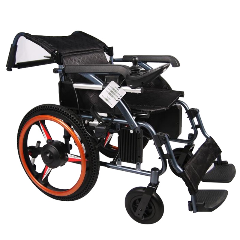 Aluminum Alloy Foldable Dual-Mode Power Wheelchair