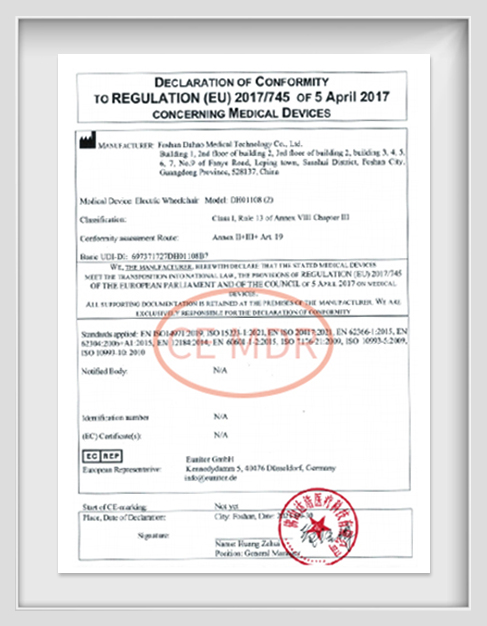 Product approved CE MDR Product approved CE MDR