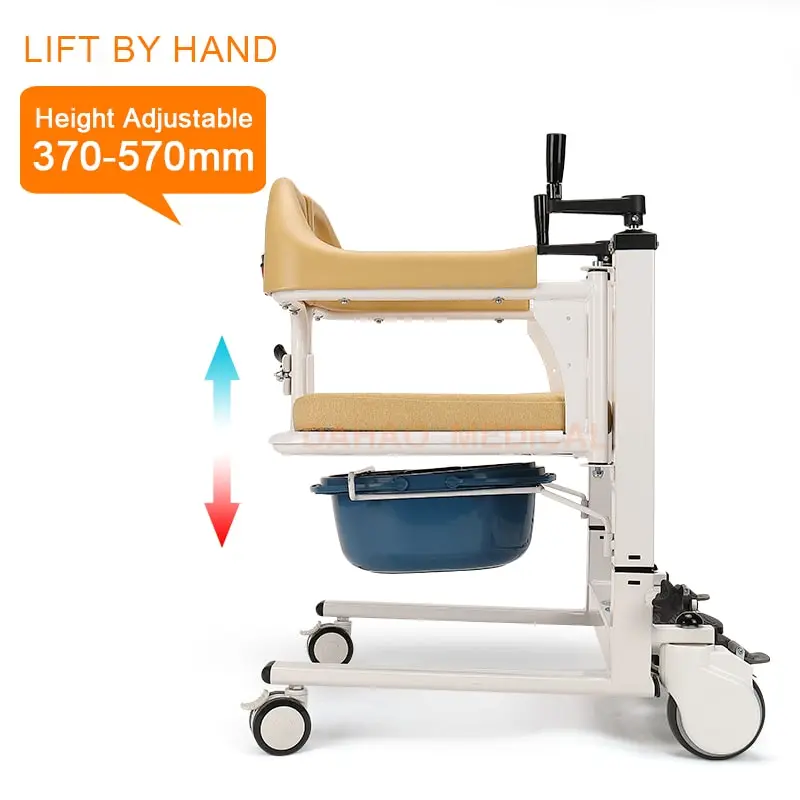 manual lift transfer chair